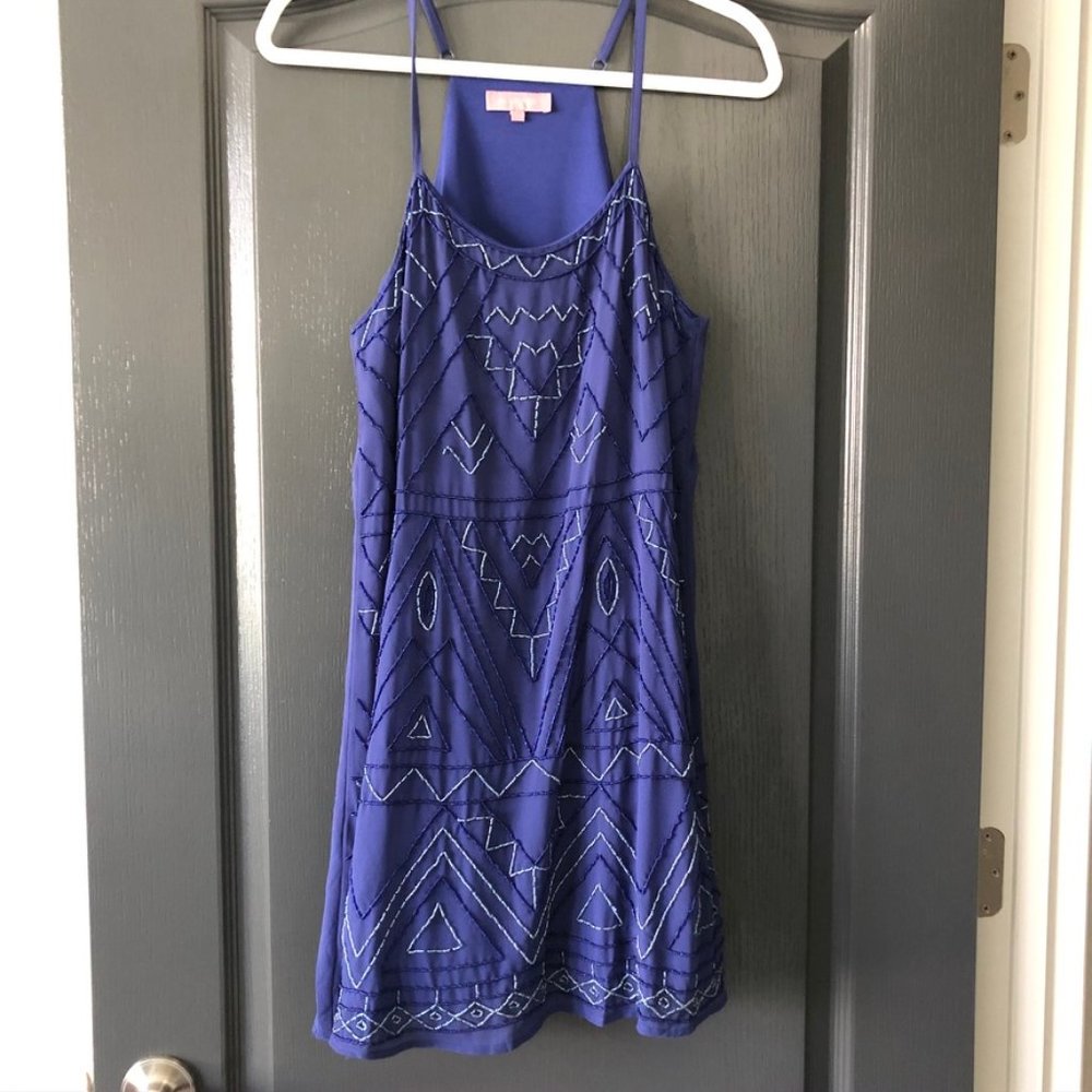 Harper Beaded Shift Dress